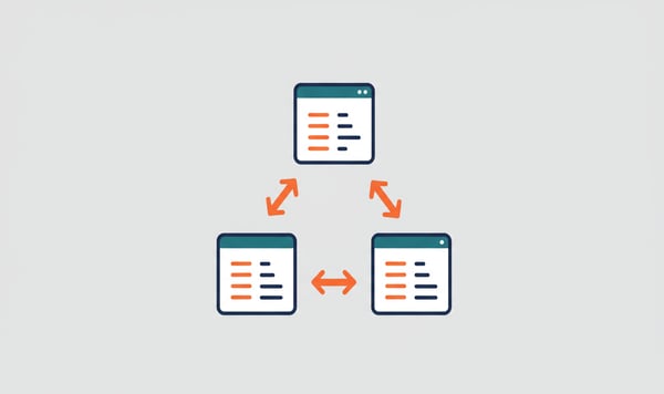 Drie verbonden datatabellen voor complexe analyses