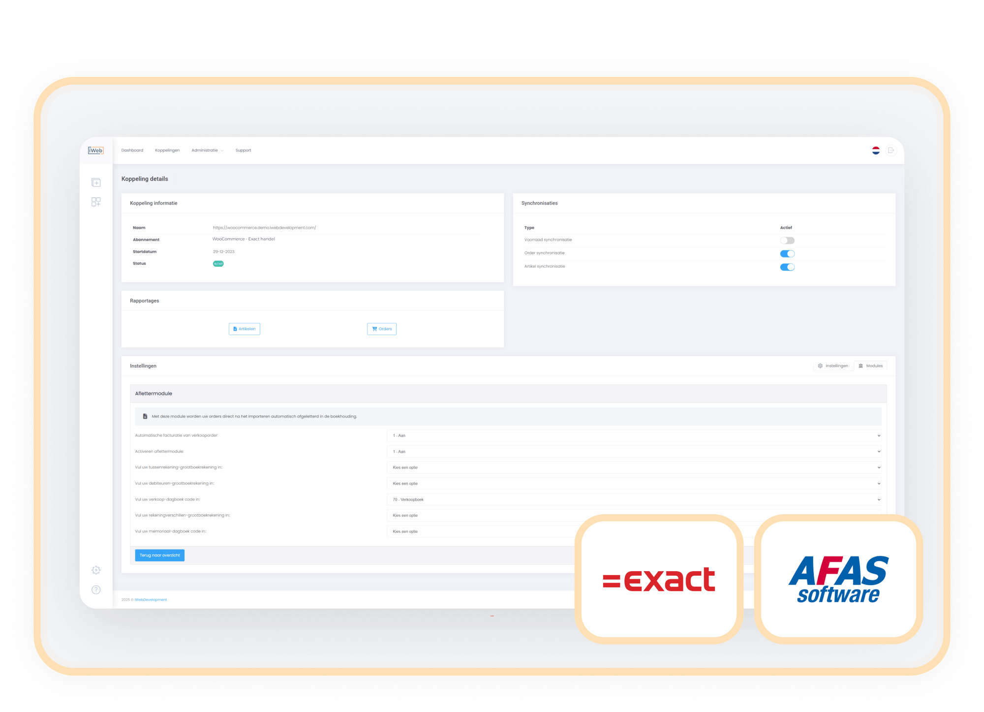 iwebdevelopment module automatisch afletteren